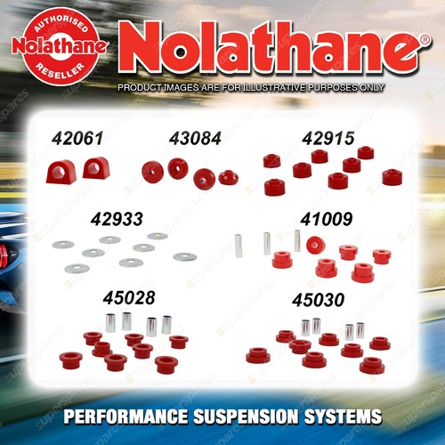 Front Nolathane Suspension Bush Kit for JAGUAR XJ12 XJS XKE - 12CYL 1973-1987