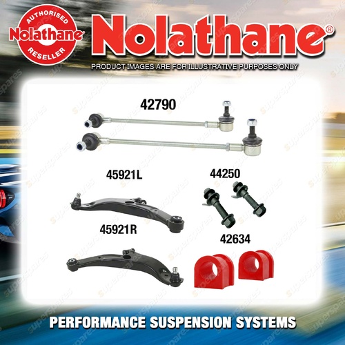 Front Nolathane Suspension Bush Kit for MAZDA 323 BJ 4CYL 9/1998-12/2003