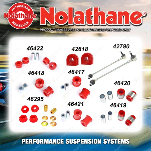 Rear Nolathane Suspension Bush Kit for AUDI TT MK2 TYP 8J 4/5/6CYL 8/2006-1/2015
