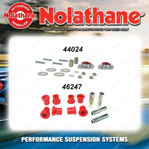 Rear Nolathane Suspension Bush Kit for BMW 3 SERIES E30 4/6CYL 5/1983-3/1991