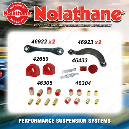 Rear Nolathane Suspension Bush Kit for FORD FOCUS LS LT LV EXCL RS ST XR5