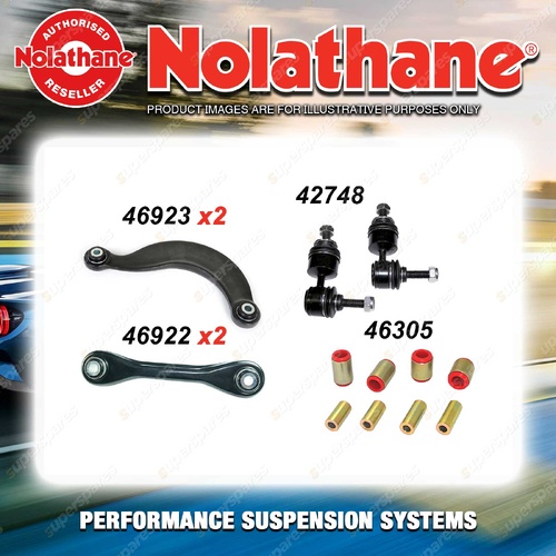Rear Nolathane Suspension Bush Kit for FORD KUGA TE TF 4/5CYL 2008-ON