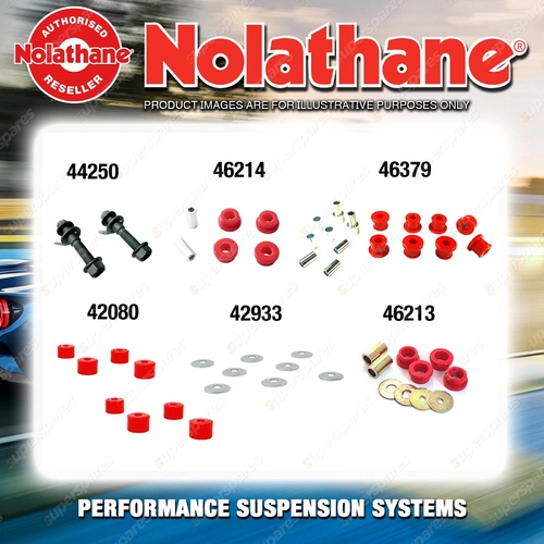 Rear Nolathane Suspension Bush Kit for FORD LASER KF KH 4CYL FWD 3/1990-10/1994