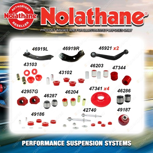 Rear Nolathane Suspension Bush Kit for FORD LTD BA BF 8CYL 7/2003-12/2007