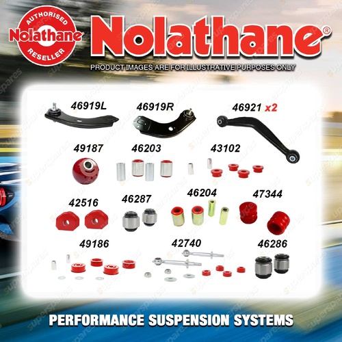 Rear Nolathane Suspension Bush Kit for FORD TERRITORY SX SY INCL TURBO RWD