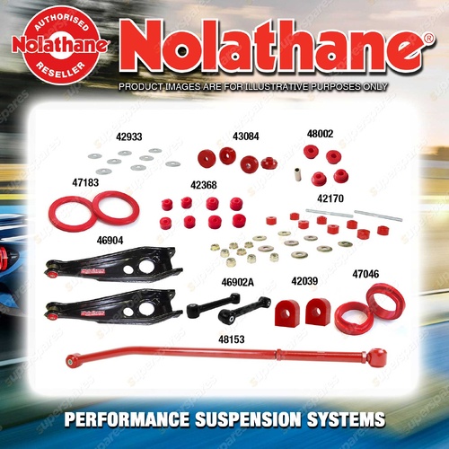 Rear Nolathane Suspension Bush Kit for HSV COMMODORE GROUP A VL 8CYL 1988-1989