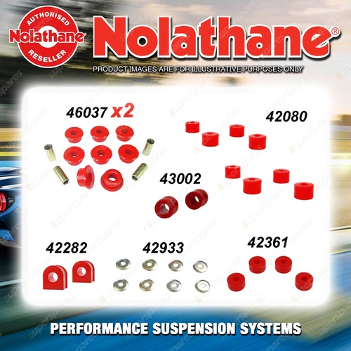Rear Nolathane Suspension Bush Kit for MAZDA 626 CB 4CYL 1978-2/1983