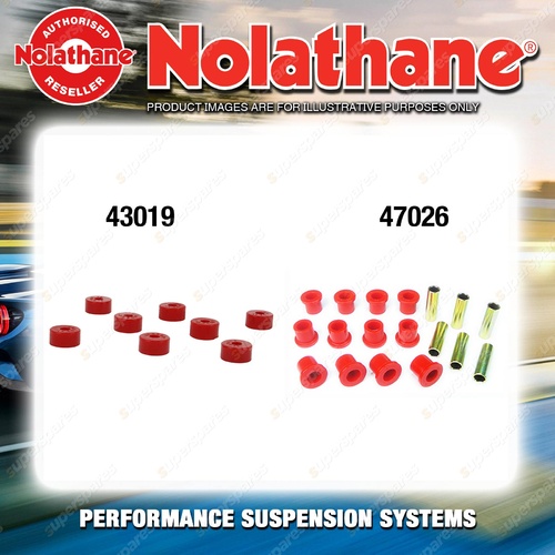 Rear Nolathane Bush Kit for MAZDA B SERIES B1600 1800 2200 PE UC UD 2WD