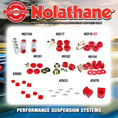 Rear Nolathane Suspension Bush Kit for NISSAN 240SX S13 S14 4CYL 1989-1998