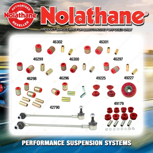 Rear Nolathane Suspension Bush Kit for NISSAN SKYLINE V35 6CYL RWD 6/2003-9/2007