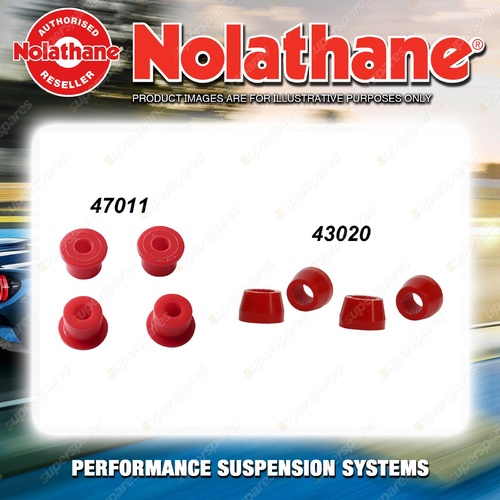Rear Nolathane Suspension Bush Kit for NISSAN URVAN E20 F20 4CYL 1973-1982