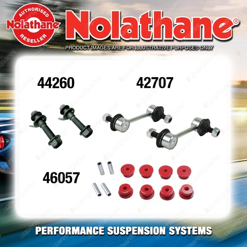 Rear Nolathane Suspension Bush Kit for TOYOTA CAMRY SV20 21 22 6CYL 1987-1993