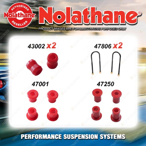 Rear Nolathane Suspension Bush Kit for TOYOTA HILUX LN RN YN 85 86 90 2WD