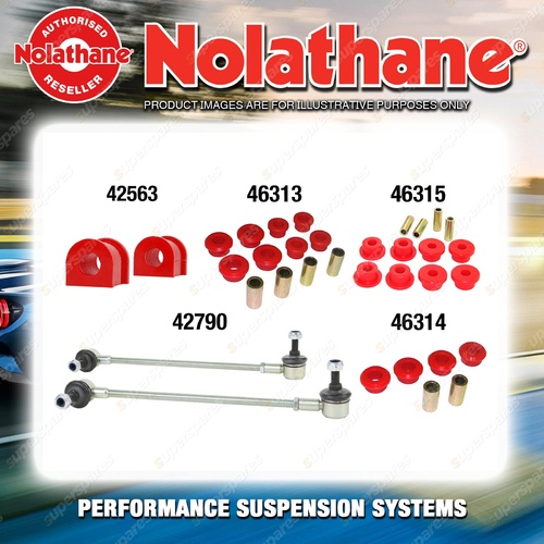Rear Nolathane Suspension Bush Kit for TOYOTA KLUGER GSU50 GSU55 6CYL 3/2014-ON