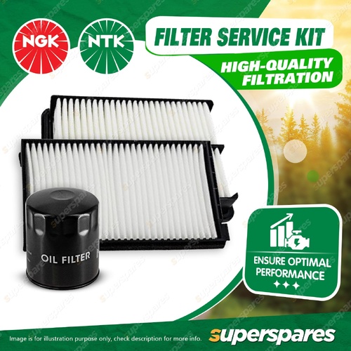 NTK Air Oil Cabin Filter Service Kit for Ford Focus LZ Kuga TF 1.5L M9DD M8MA