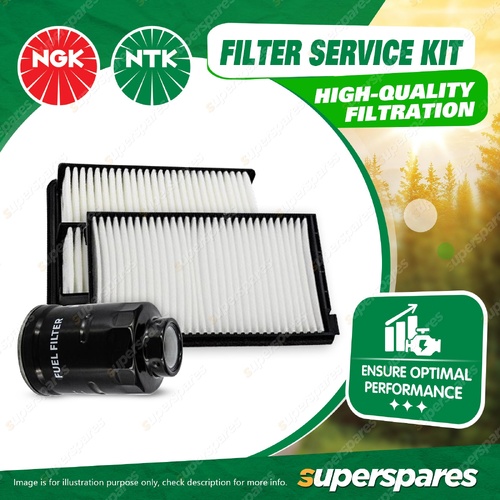 NTK Air Fuel Cabin Filter Kit for Volkswagen Golf MK6 1.2L 1.4L CBZB Dust&Pollen