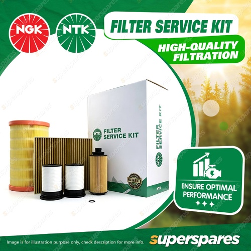 NTK Air Oil Fuel Cabin Filter Service Kit for Holden Colorado 7 Trailblazer RG
