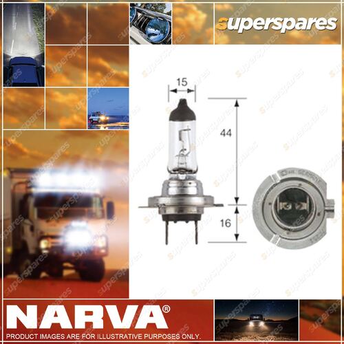 Narva H7 Halogen Globe Lights Headlight 12 Volt 55W Px26D Long Life 48329