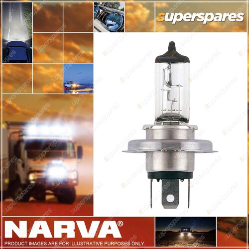 Narva H4 Halogen Globe Lights Headlight 12 Volt 60/55W P43T Plus 30 48881 np