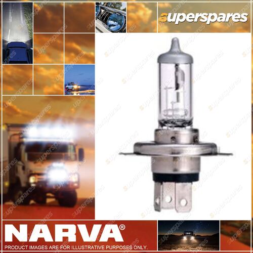 Narva Brand H4 Halogen Globe Light Bulb 24 Volt 100 / 90W P43T 48895BL