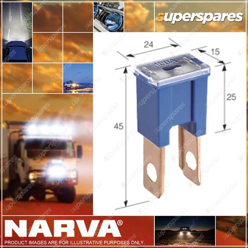 Narva Brand Auto Male Fuses Link 120 Amp GREY - Blister pack of 1