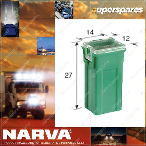 Narva Brand Mini Female Fusible Link 50AMP Red - Blister pack of 1