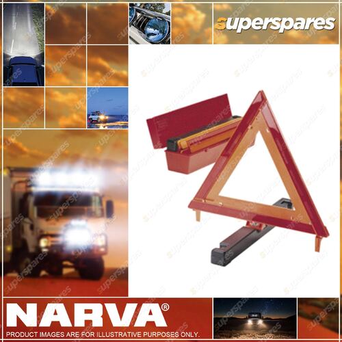 Narva Emergency Safety Triangle Set 3 HD container Non-skid rubber feet 84200