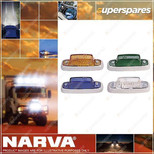 Narva Clear Side Marker Lamp Truck Trailer Indicator 85874BL - Blister Pack
