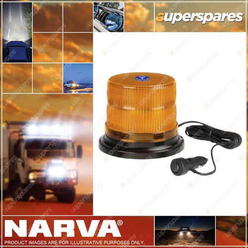 Narva Pulse High Output Led Strobe Rotator Light Amber With 12 24 Volt 85248A