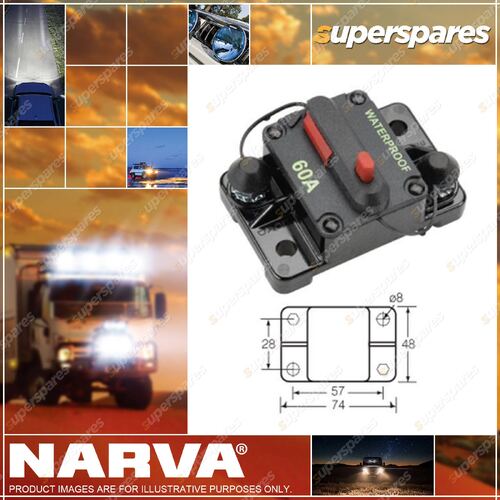 Narva High Amp Manual Circuit Breaker 100 Amp 55964 Premium Quality