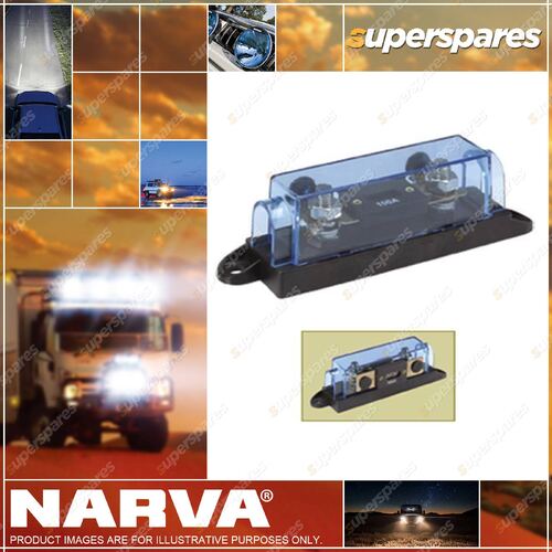 Narva In-Line Anl Fuse Holder With Transparent Cover And 100 Amp Fuse