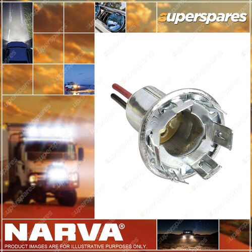 Narva Bayonet Cap Globe Holder Suits BAY15d globes - Blister pack of 1