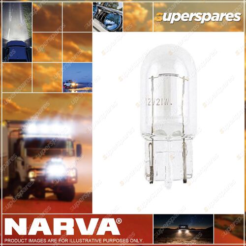 Narva Wedge Globe 12 Volt 21W W3 X 16D T-20mm 20mm wide x 42mm - Box Of 10