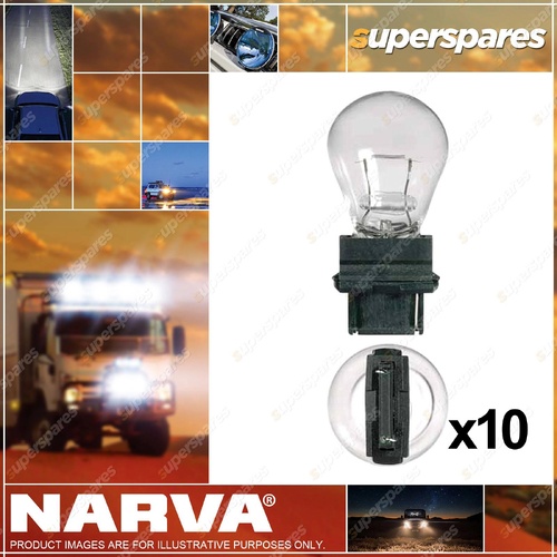 Narva Wedge Globe 12 Volt 27W W2.5 X 16D 25mm wide x 50mm - Box Of 10