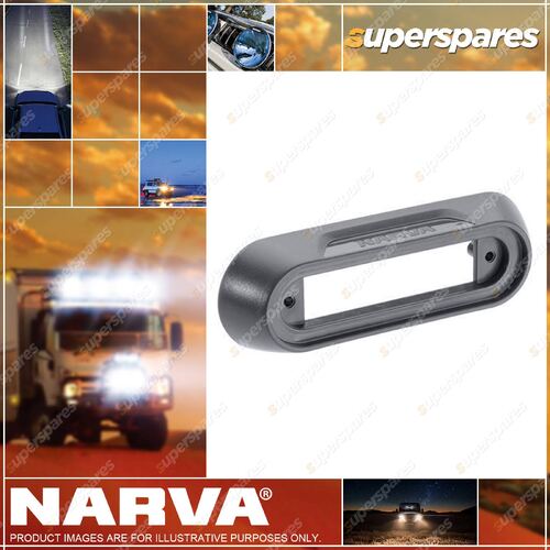 Narva Grey Deflector Mounting Base Bracket for Model 8 L.E.D Lamps - 110 x 36mm