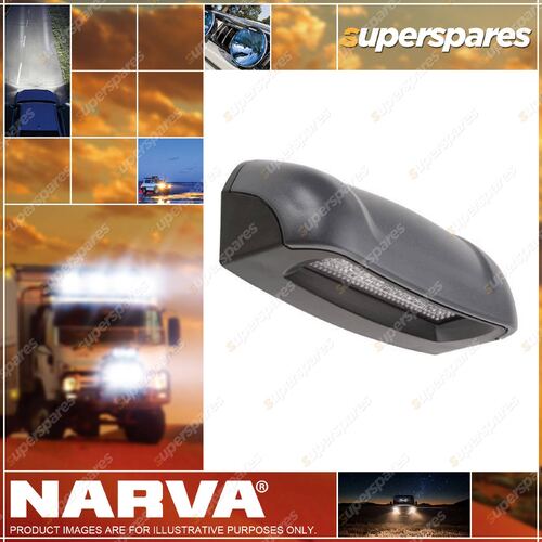 Narva LED Licence Plate Lamp In Grey Black Housing 10-30 Volt 90862