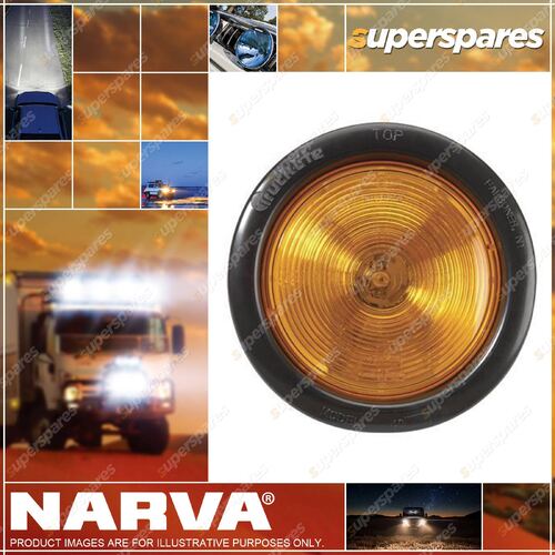 Narva LED Rear Direction Indicator Lamp Kit Amber Vinyl Grommet 10-30V 94440