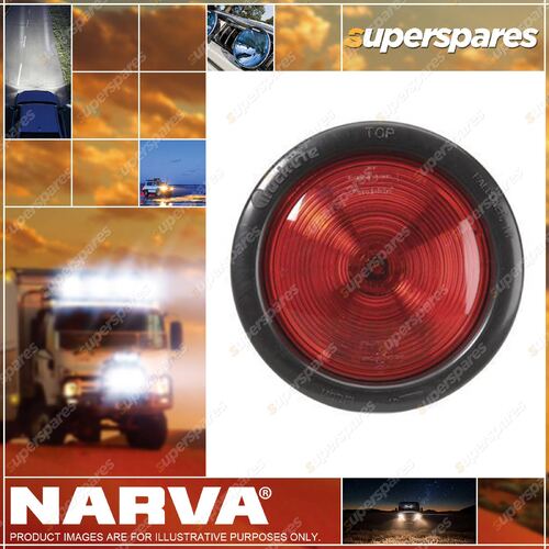 Narva LED Rear Stop Tail Lamp Kit Red With Vinyl Grommet 10-30 Volt 94444
