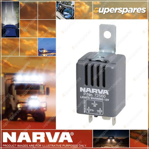 Narva 12 Volt Headlights On Warning Buzzer 85 Decibels 72560Bl Premium Quality