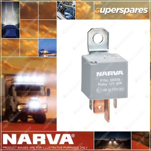 Narva 12 Volt Normal Open Relay 4 Pin 50 Amp 68008 Premium Quality