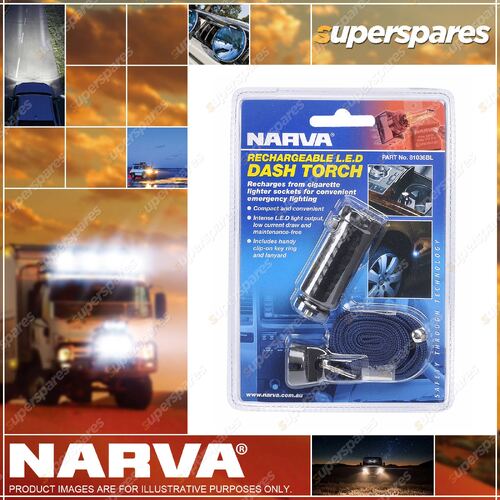 Narva 12 Volt RechargeaBLe Led Dash Torch 81036BL Premium Quality