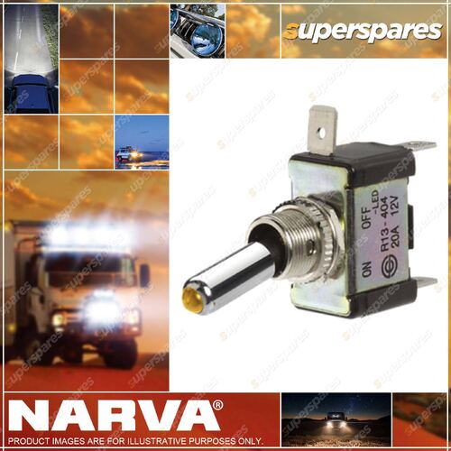 Narva Off / On Toggle Switch With Blue LED Car Marine Light 60285BL