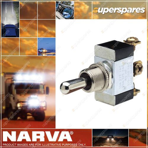 Narva On/Off/Momentary On Heavy-Duty Toggle Switch 60064Bl Premium