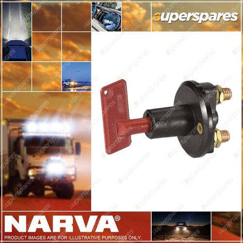 Narva Plastic Battery Master Switch With Removable Key 61038 Premium