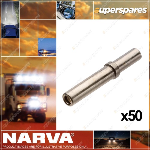 Narva 1.6mm Female Pin Terminal to suit Deutsch Connectors - Pack of 50