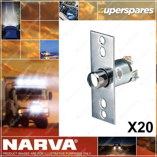 Narva Universal Door Switch Bulk Pack Of 20 Mounting Opening 18mm