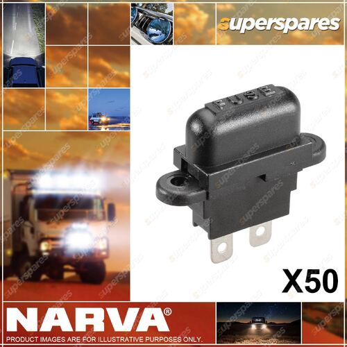 Narva Brand Panel Mount Standard ATS Blade Fuse Holders - Box Of 50