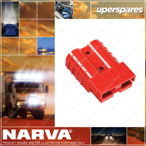Narva Red 50 Amps Connector Terminals Blister Pack To Grey/Black Connector