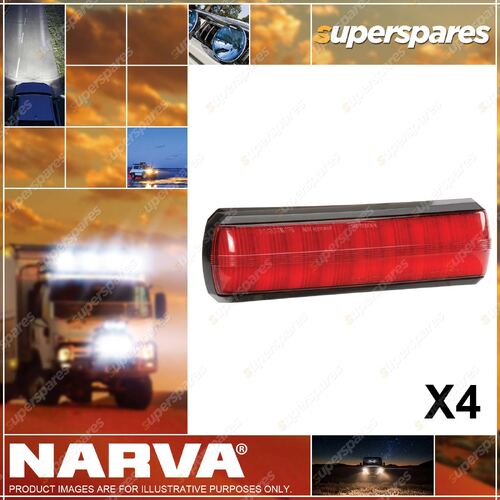 Narva 10 - 30 Volt Model 38 LED Slimline Rear Stop/Tail Lamp Red Colour