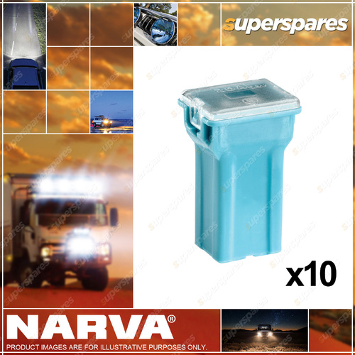 Narva 20 Amp Blue Colour Mini Female Fusible Link Fues - Plug In Pack Of 10